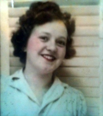mother's picture at the front of her 1941-43 diary