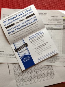 Book order forms. 